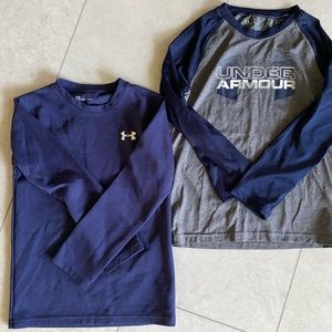 Boys UA shirts